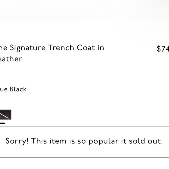 Madewell Signature Black Leather Trench Coat sz XXS - Picture 4 of 8